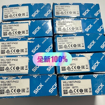 议价SICK传感器6039093WLL180TP432光纤