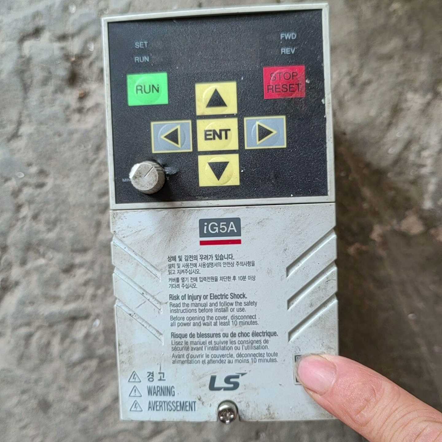 【议价】ls/lg产电变频器ig5a0.75kw适用