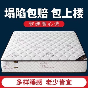 星级酒店席梦思床垫超软乳胶护脊椰棕独立弹簧20cm加厚厂一件批发