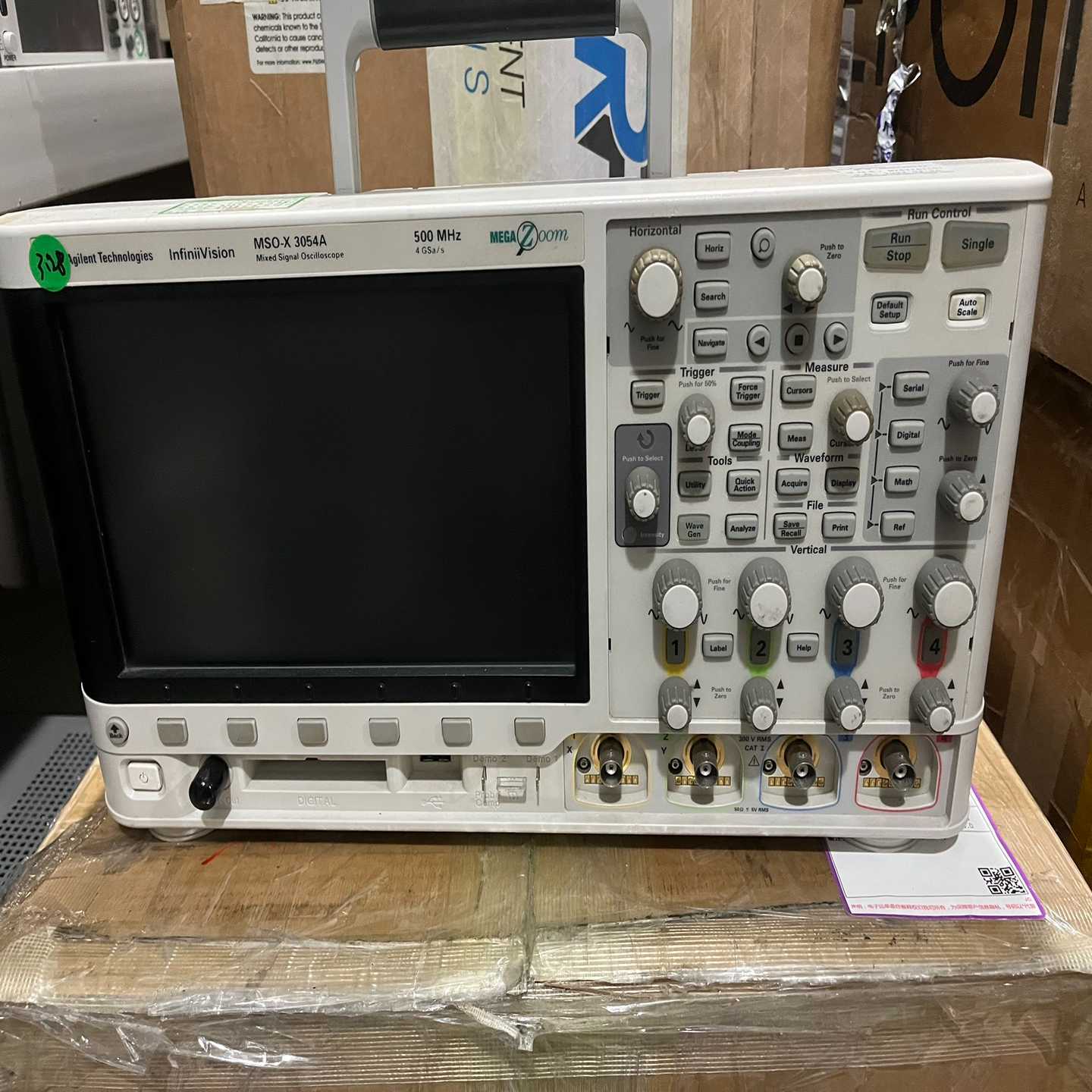 是德/安捷伦MSOX3054A混合信号示波器：500M--议价商品