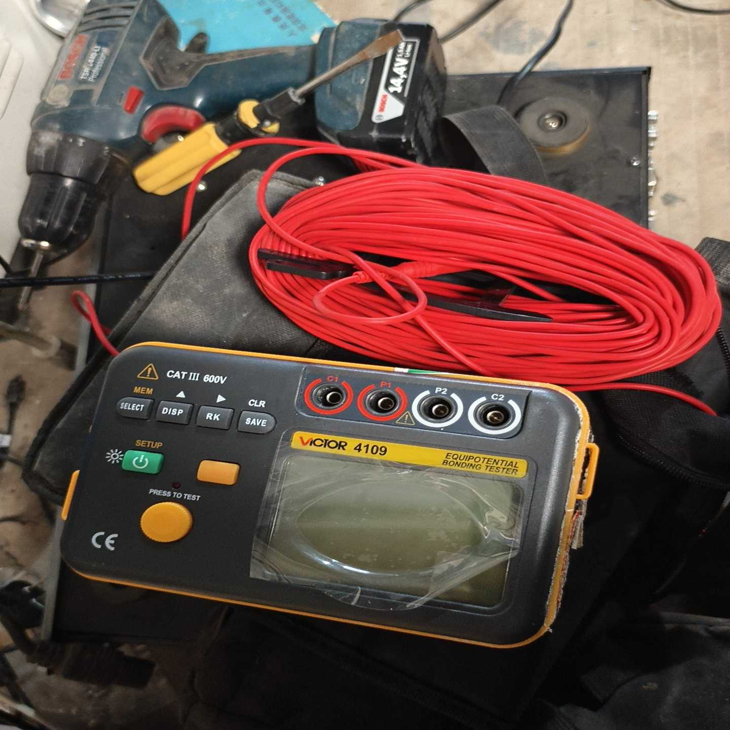 询价~胜利品牌数字接地电阻测试仪VC4109一台要的朋友联系私