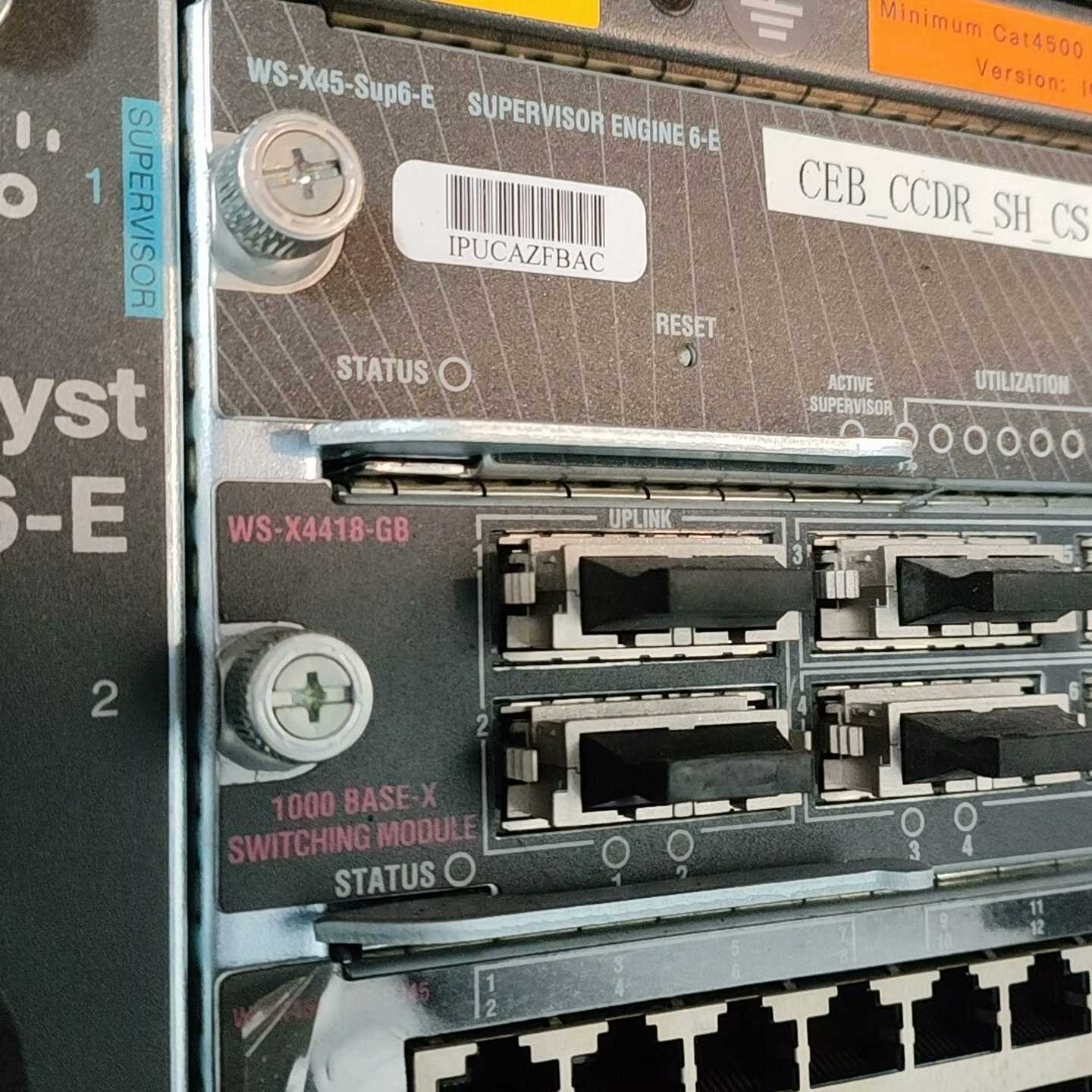 思科WS-X4418-GB，4548-GB-RJ45，140--议价商品