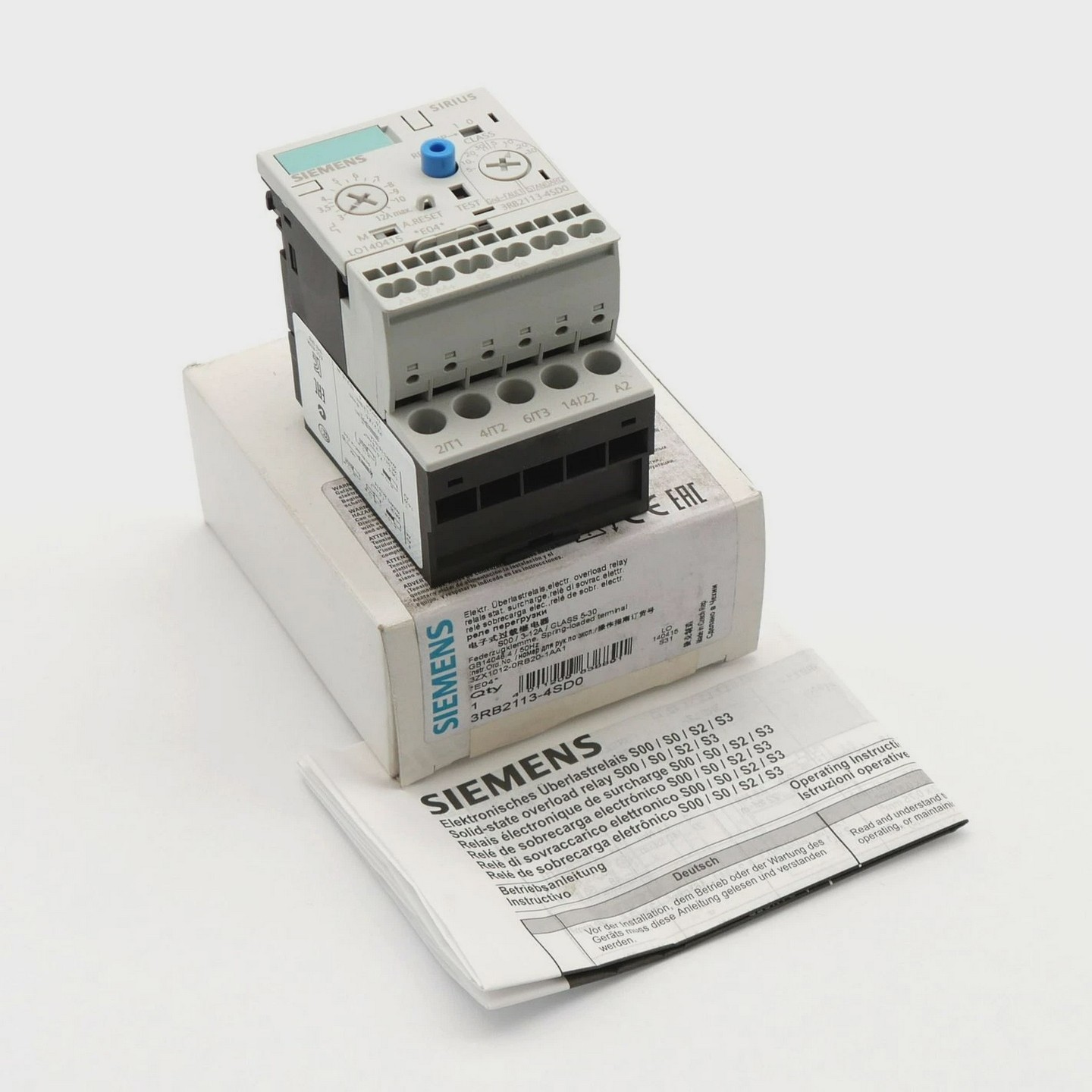 SiemensSirius3RB2113-4SD0E-Stand:04berlastrelais-unus