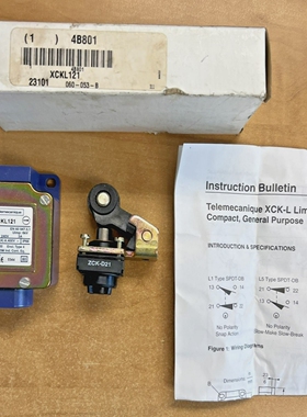 TelemecaniqueXCKL121SnapActionLimitSwitch*NewinBox