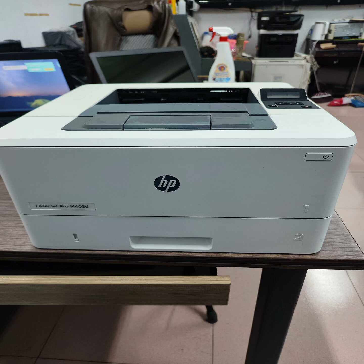 新款的高档惠普M403D黑白激光A4双面高速打印机。每分--议价商品图片