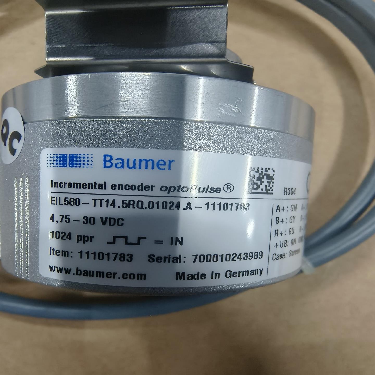 德国baumer堡盟编码器EIL580-TT14.5RQ.0（佳毅工控）