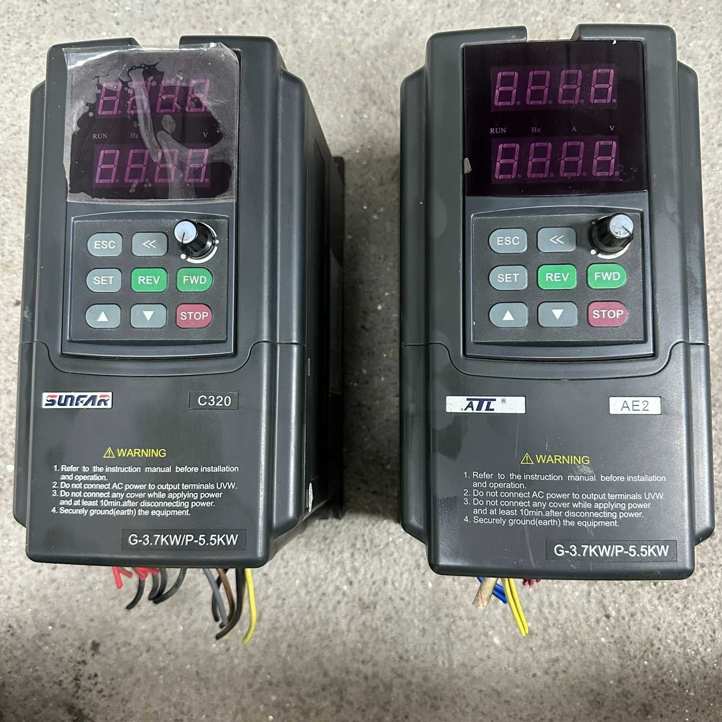 四方变频器AE2-4T0037G/0055P成色如图询价