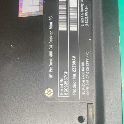 询价~HP ProDesk 400 G4 mini PC，9成新，
