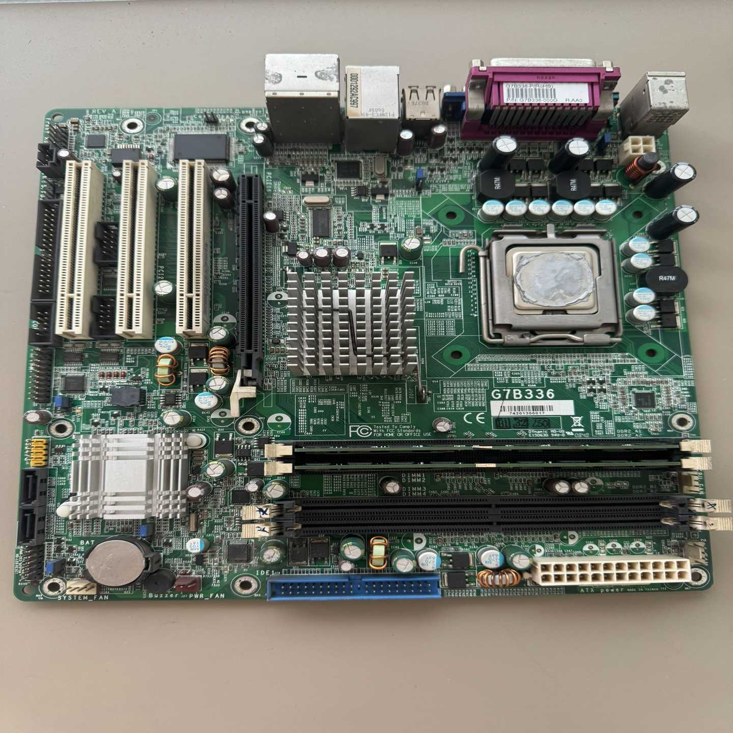 询价台湾友通G7B336G7B336-P工业主板配CPU