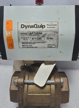 DynaQuip AP73SR4 Pneumatic Actuator Torque 80psi 471253 inlb