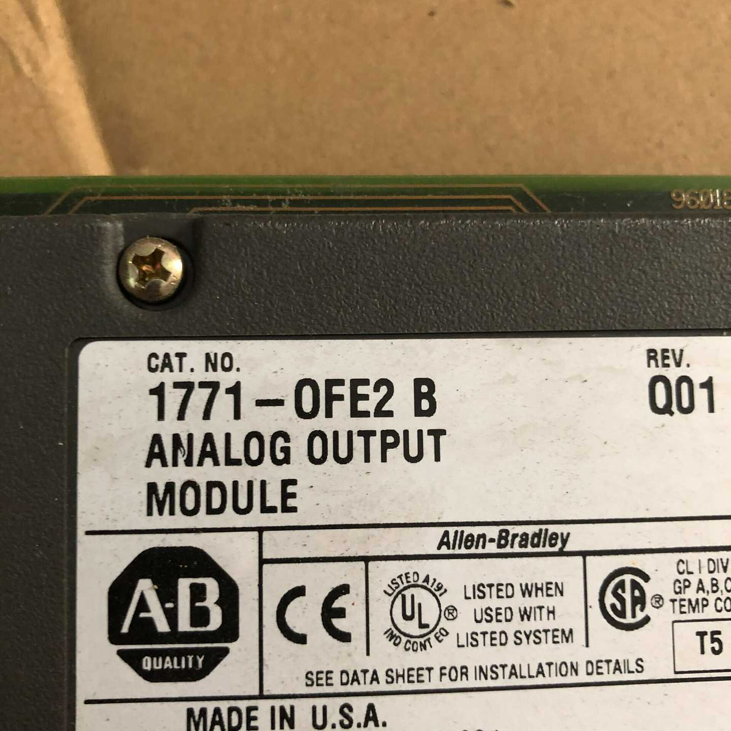 【议价】AB1771-OFE2B有的联系背面有封闭的,有4