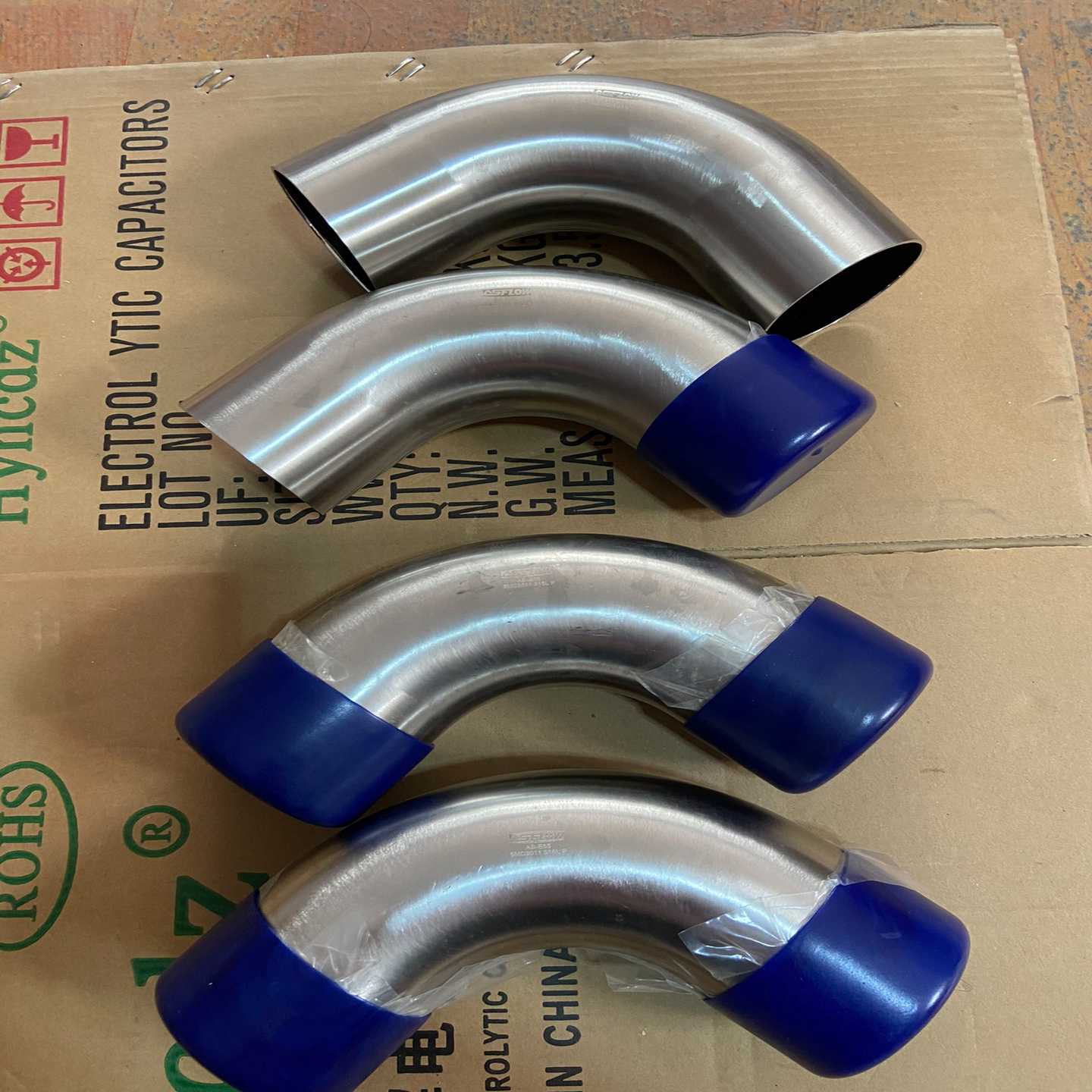 ASFLOW弯头AB-E65，316不锈钢的，EP级，全新未--议价商品