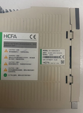 询价-禾川伺服驱动器SVX3EA020AA200W大功率A