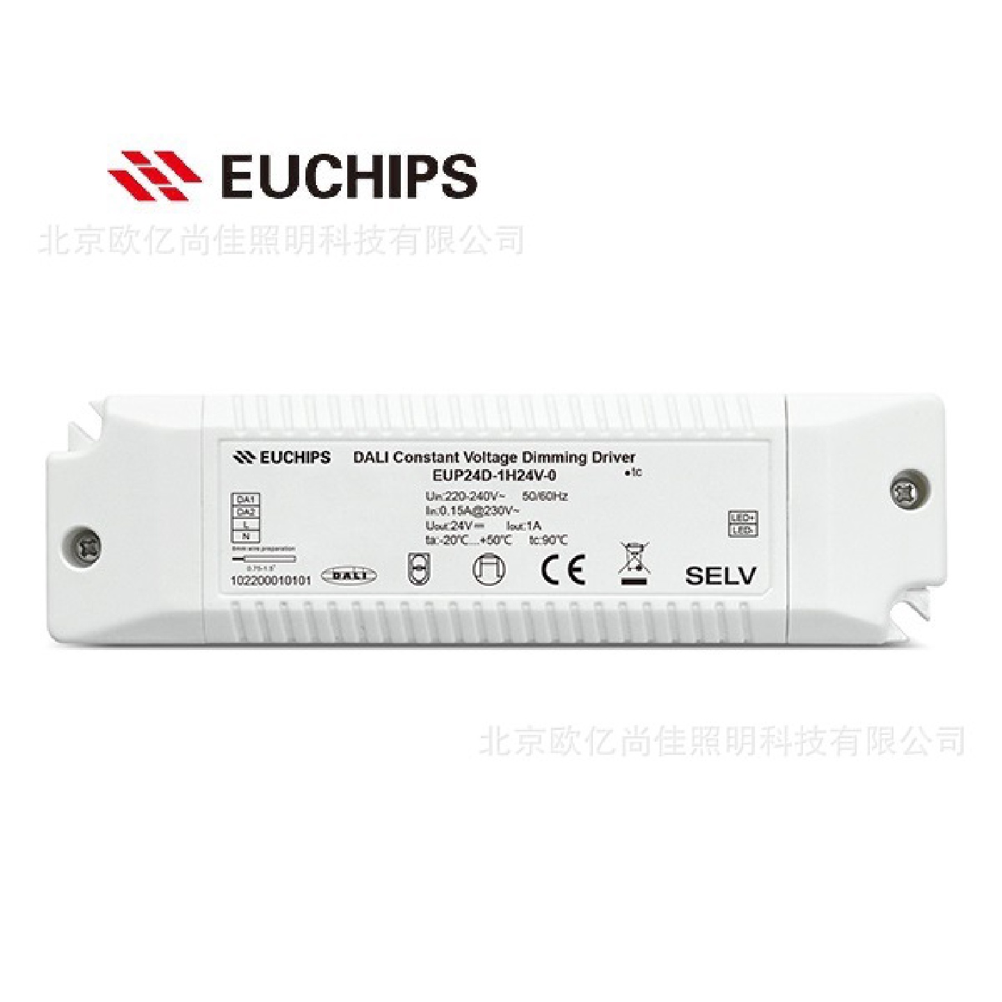 EUCHIPS欧切斯DALIEUP24D-1H24V-024W24V灯带恒压调光驱动