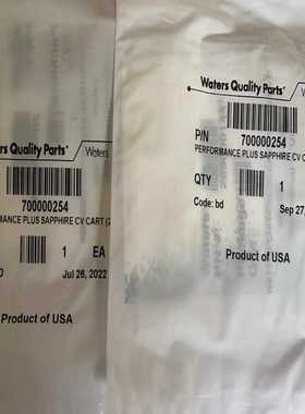 沃特世Waters单向阀70000025416年2695