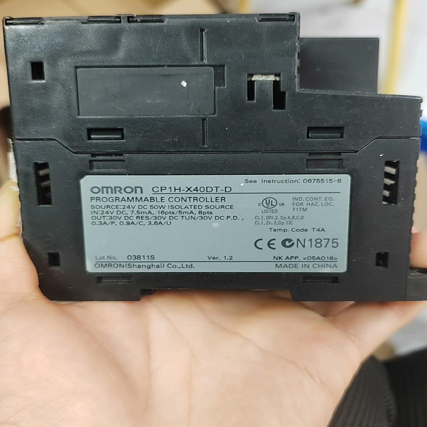 PLC,CP1H-X40DT-D,实图拍摄,功能正常,~询价