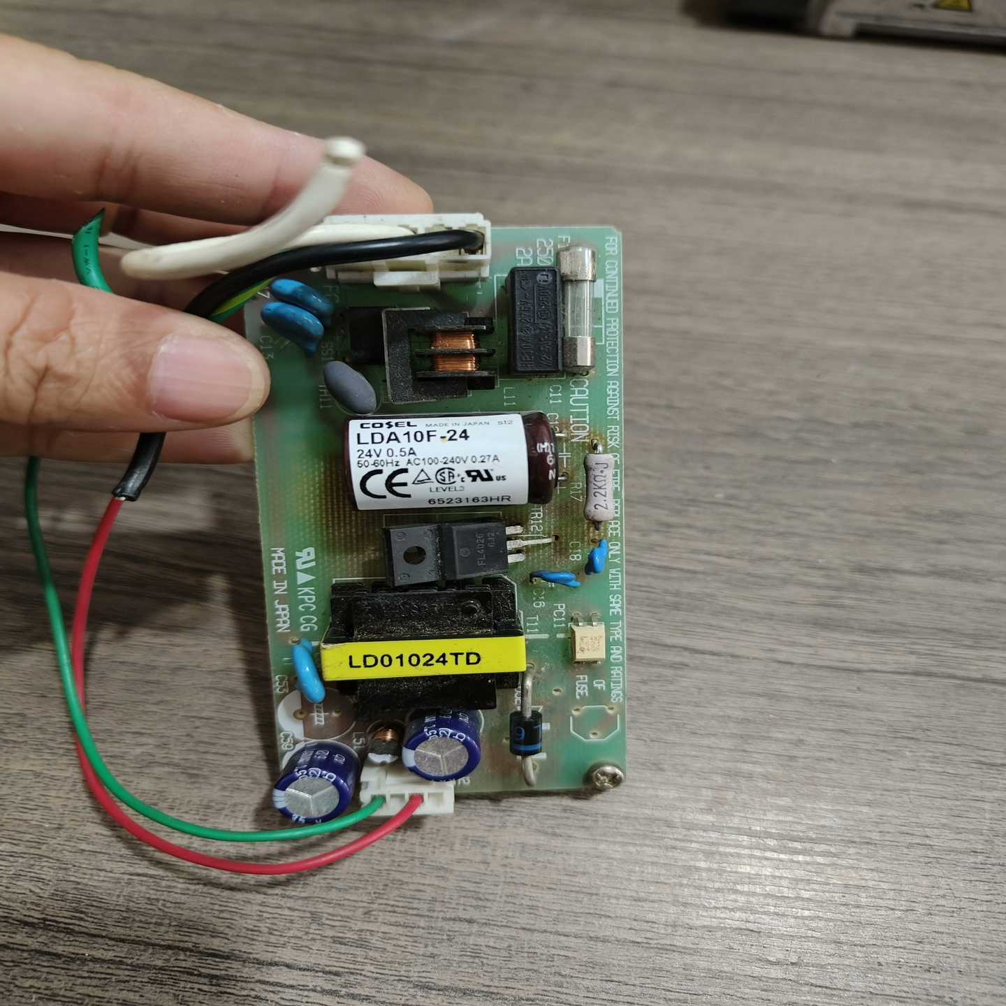 原装日本COSEL LDA10F-24正品电源 成色如图，有--议价商品