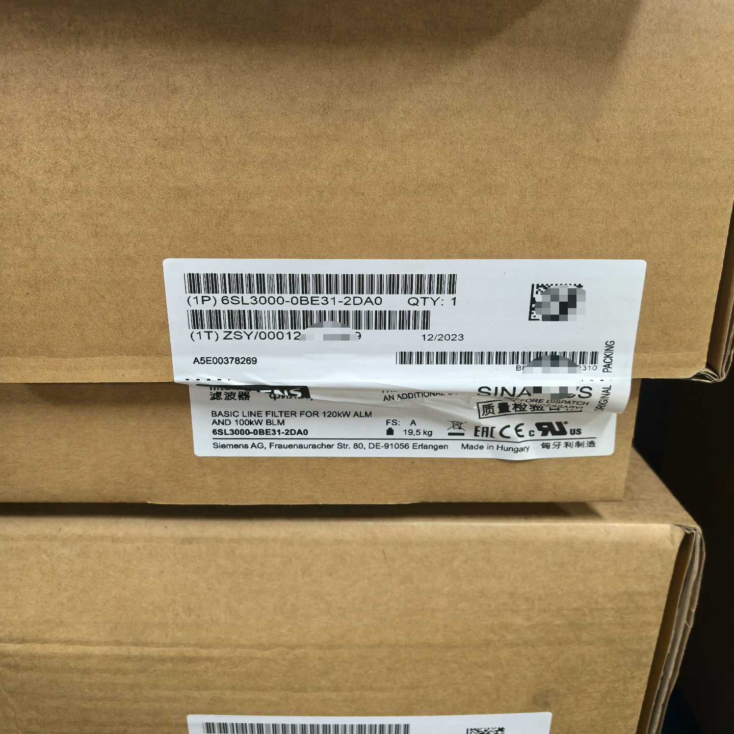 6SL3000-0BE31-2DA0原标询价