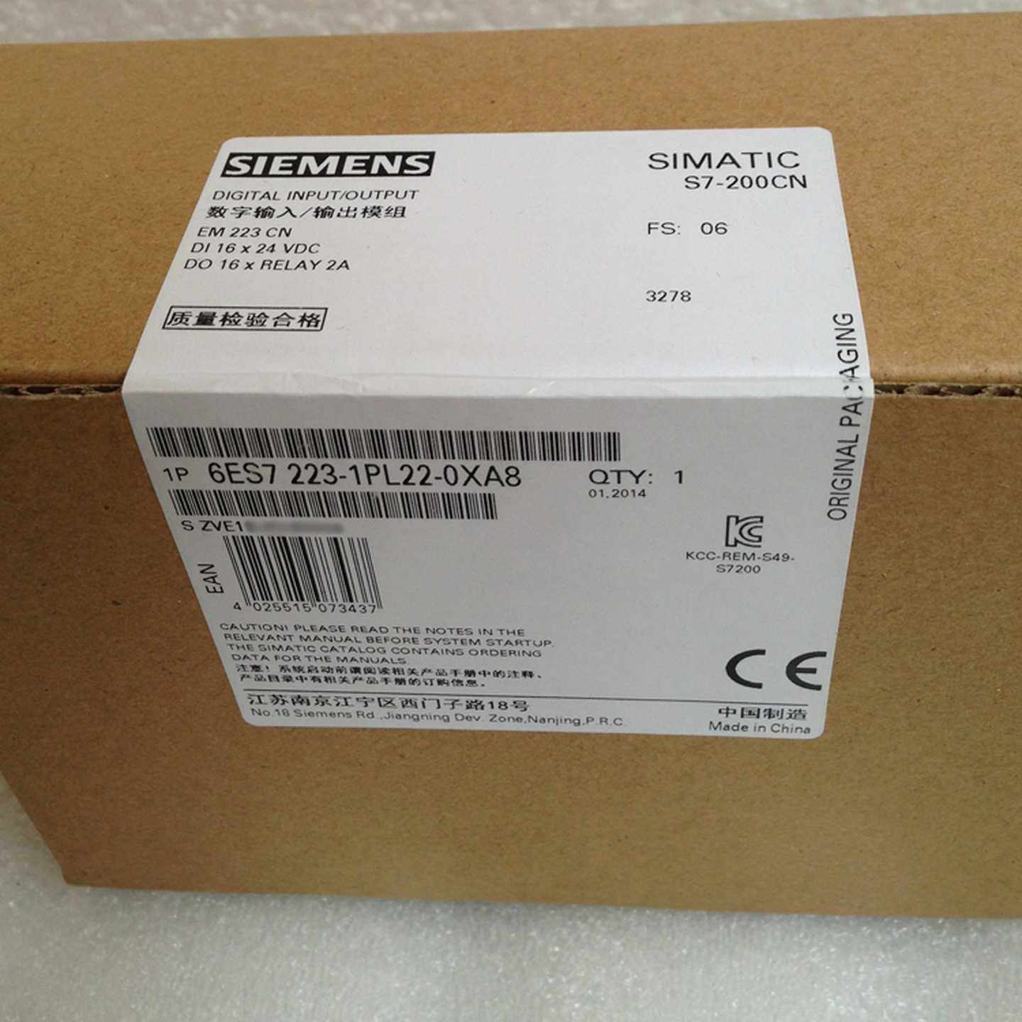 【议价】6ES7223-1PL22-0XA8S7-200CNEM适用