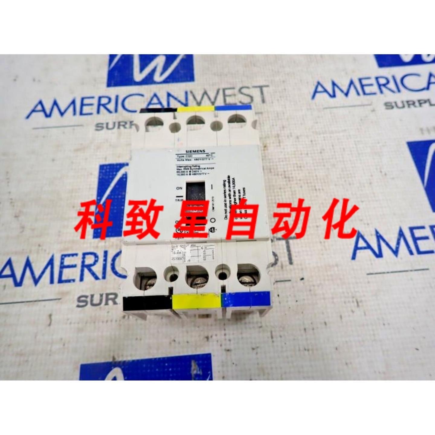 工业配件CQD3100 100安培 3极480Y277V CQD断路器