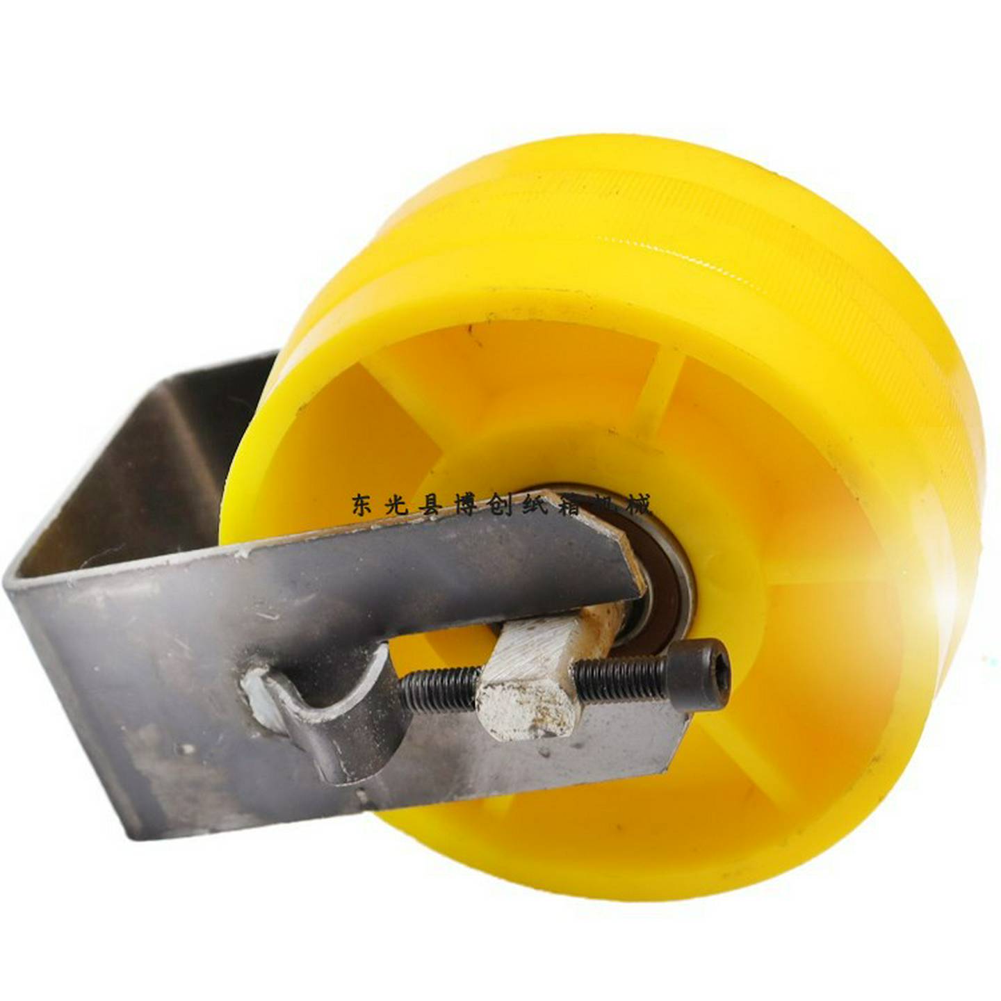 议价-纸箱机械黄轮纸箱堆码机配件送纸轮套l装焊架子黄轮架