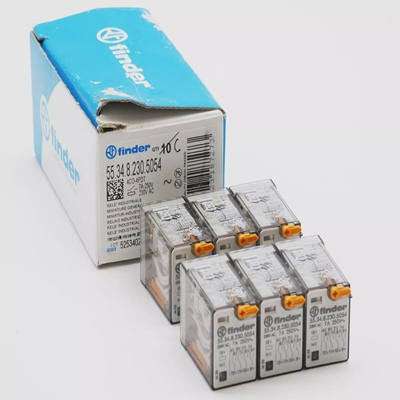 6xFinder55.34.8.230.50545534823050547A-250V230VACSteck