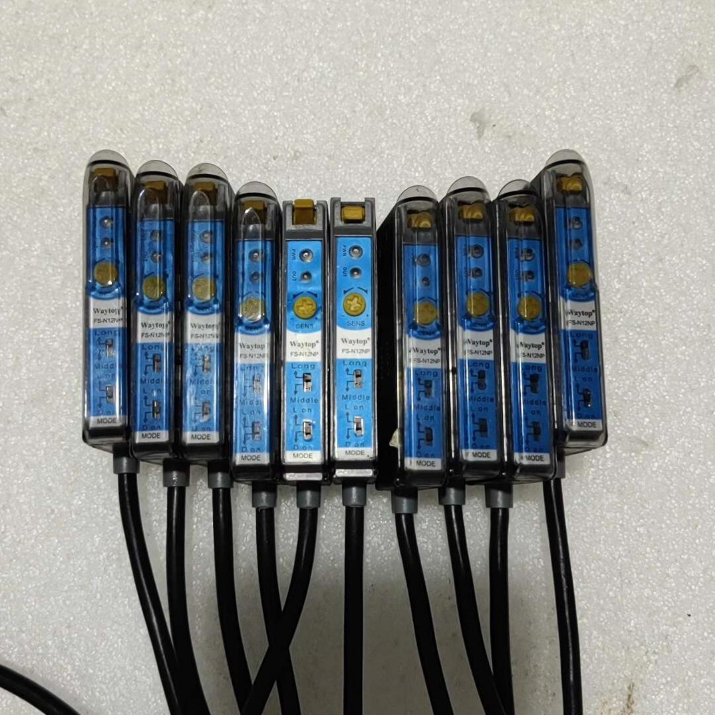 【请询价】Waytop光纤放大器FS一N12NP拆机十只实物拍照