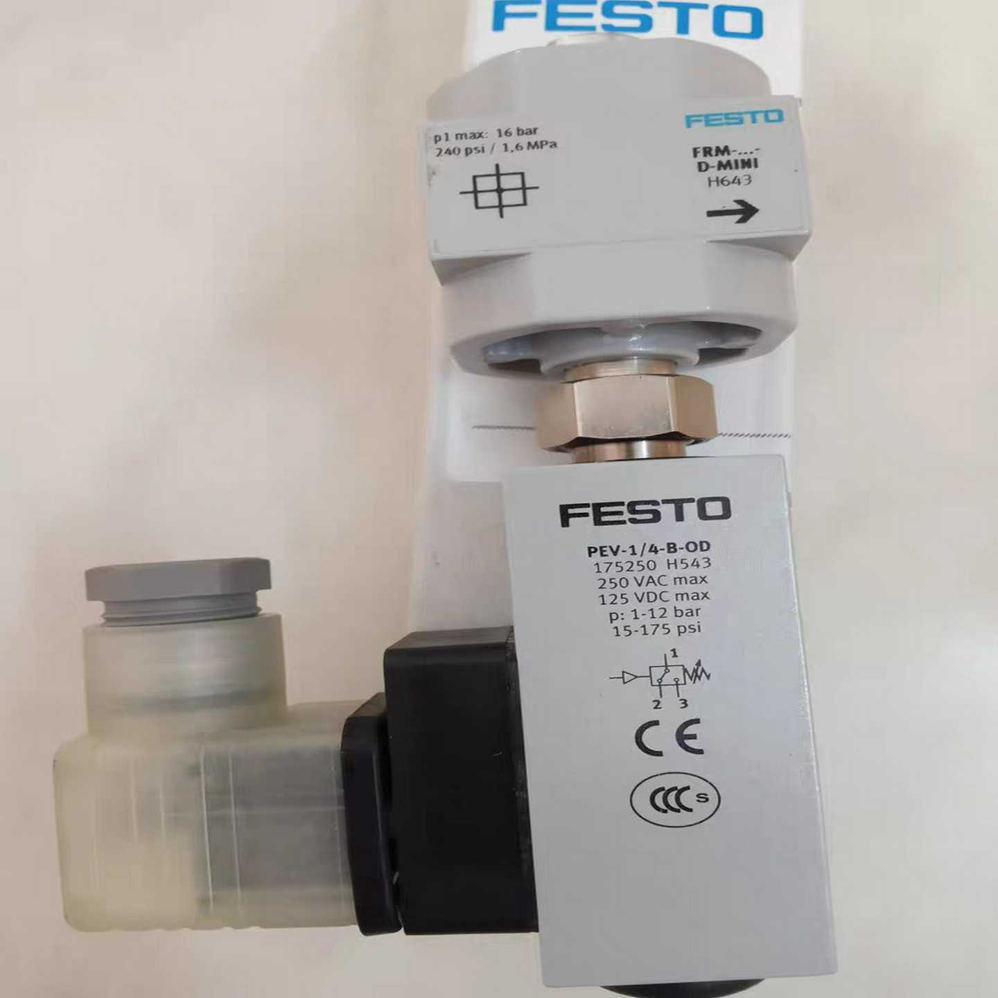 FESTO费斯通PEV-1/4-BOD175250询价