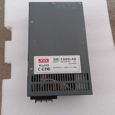 拆机明纬开关电源SE-1200-484825A，实物拍