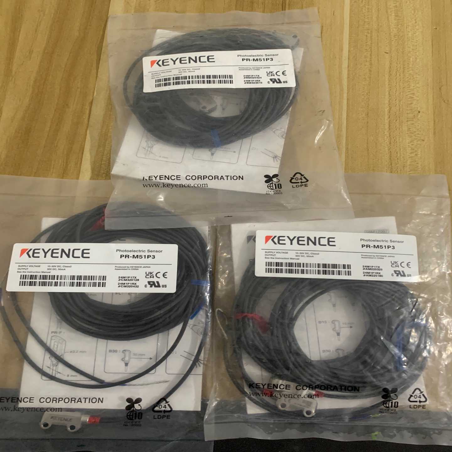 基恩士PR-M51P3全新有4个!实物拍摄！