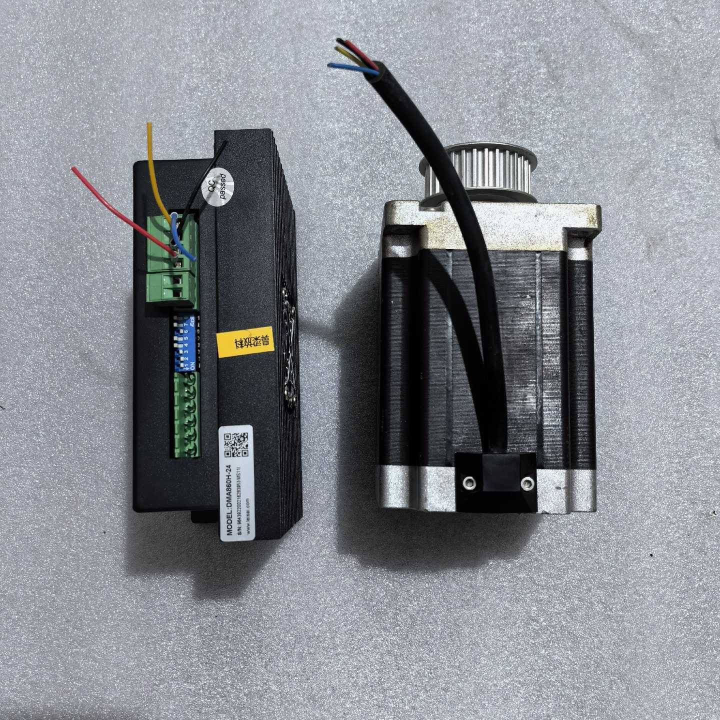 雷塞步进驱动一套,DMA860H.电机86CM85.实物询价
