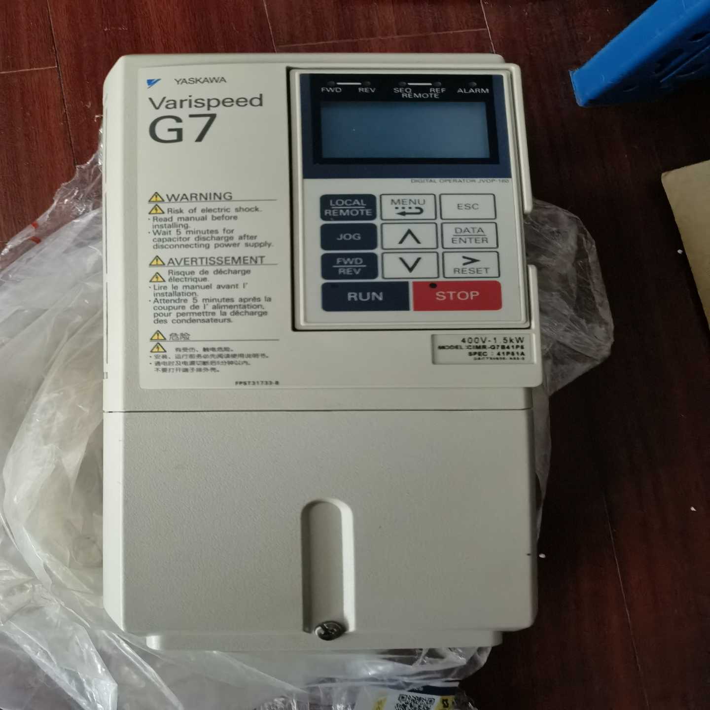 CIMR-G7B41P5安川变频器拍前询价