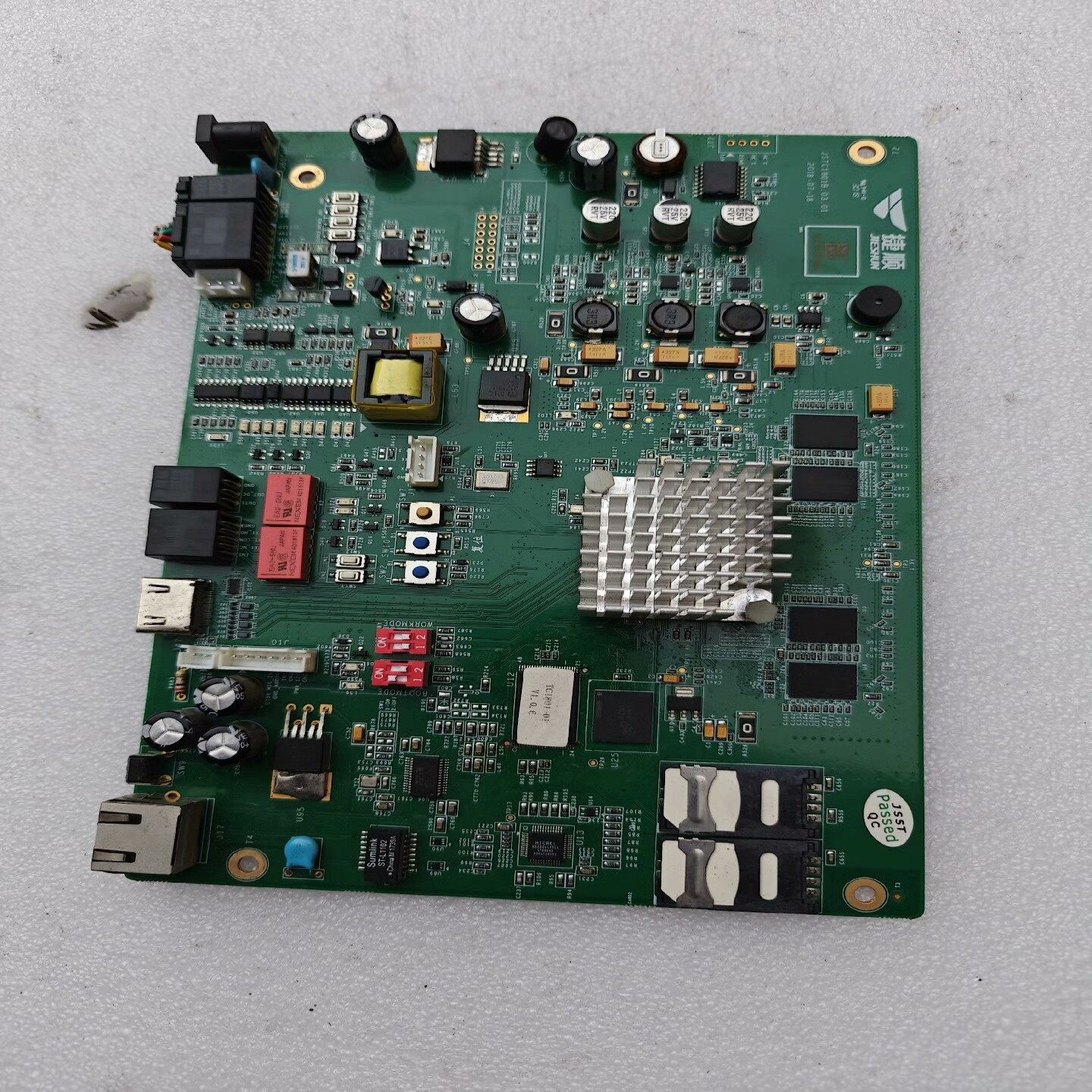 【请询价】捷顺车牌识别控制机主板JSTC1801B 拆机实物拍摄