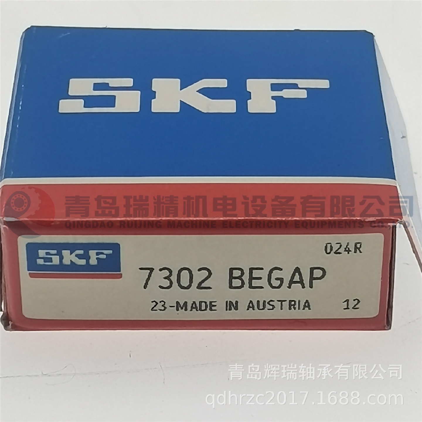 S-K-F角接触球轴承7302BEGAP15mmX42mmX13mm
