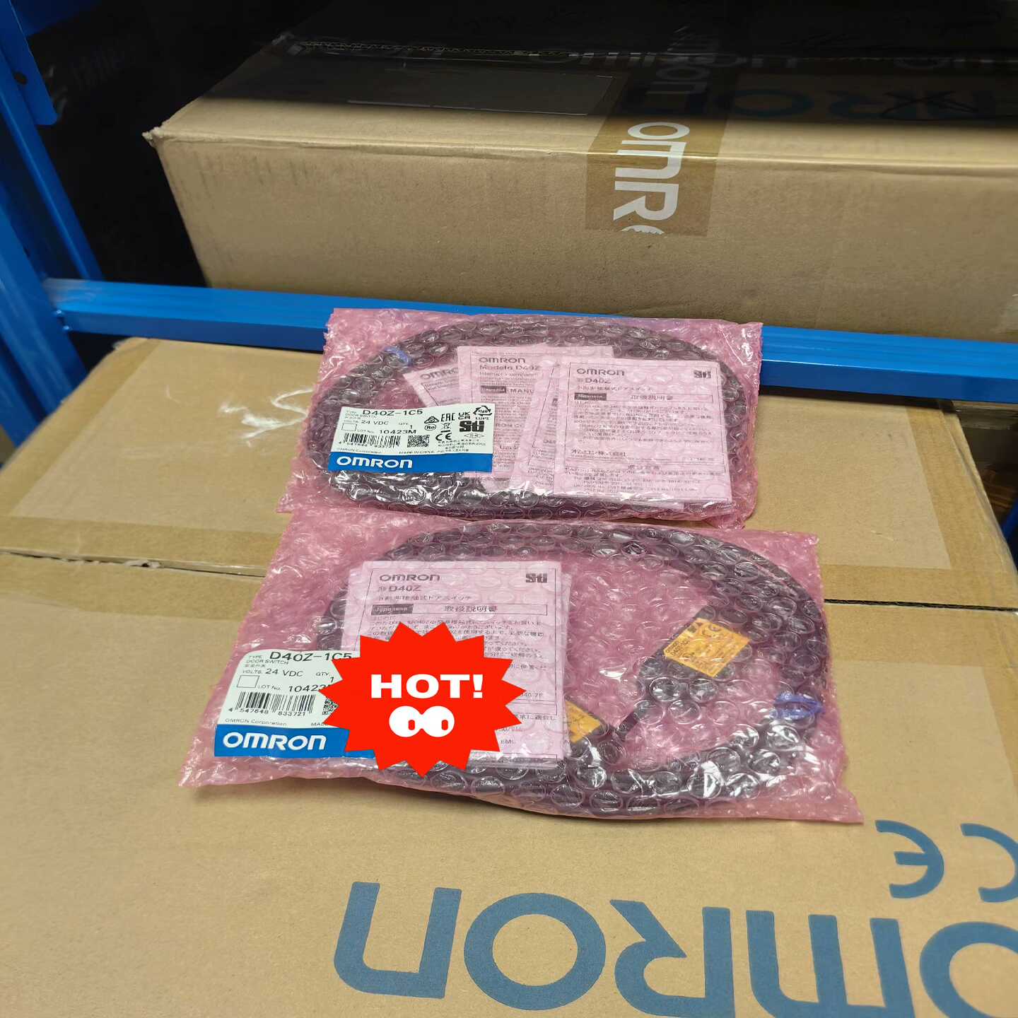 全新光电传感器感应开关欧姆龙D4OZ-1C5有现货单