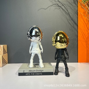 现代简约创意摆件轻奢抽象人物客厅电视柜书桌面卡通雕塑饰品