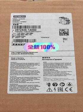 3RT2446-1AK60接触器，，所见询价
