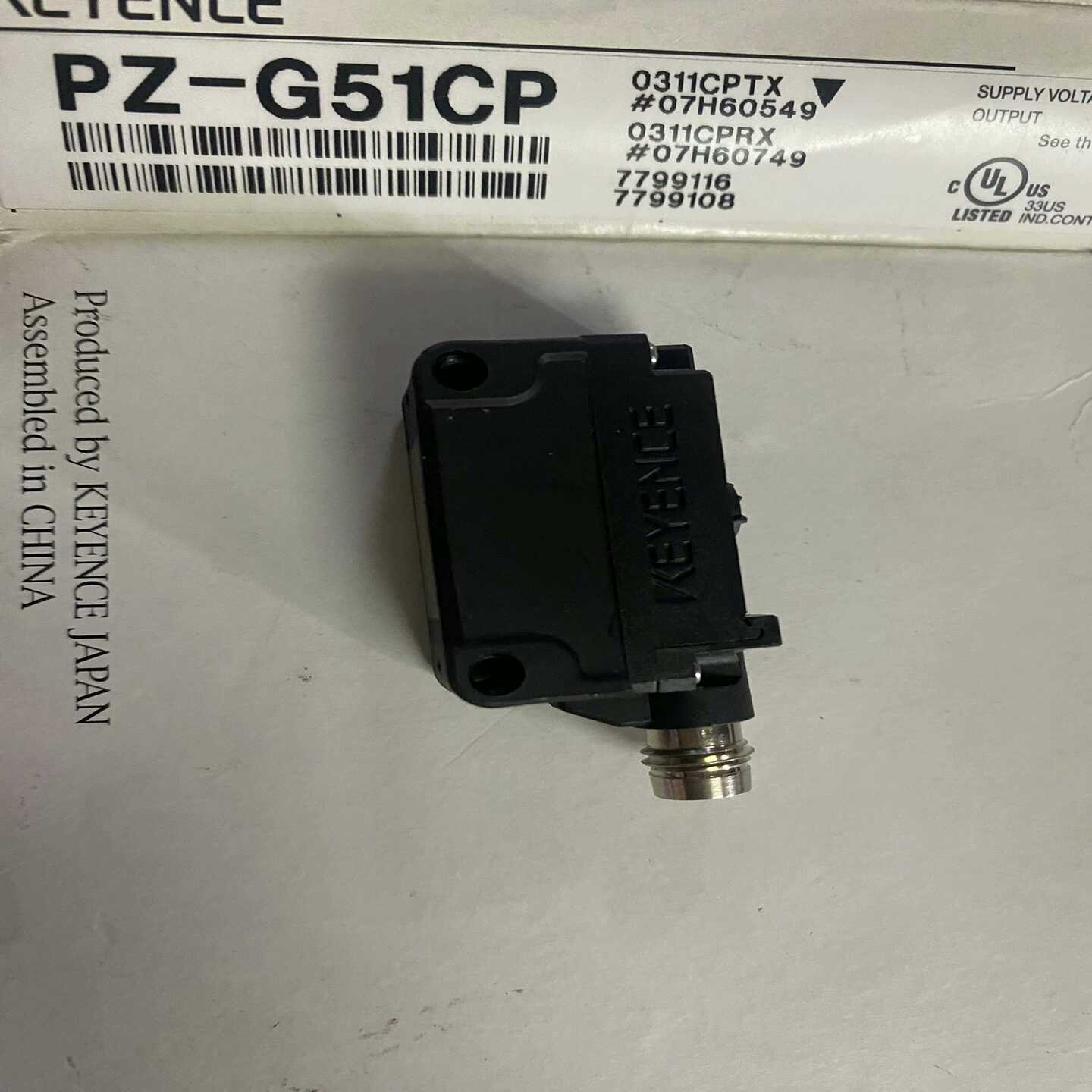 基恩士PZ-G51CP包装盒子旧询价