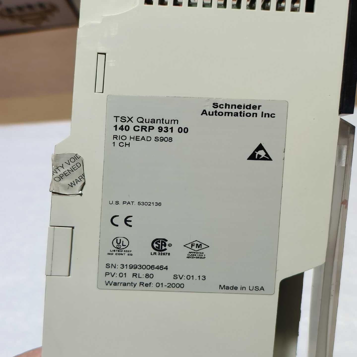 议价施耐德模块140CRP93100，图片实物拍摄，拆机货，外观