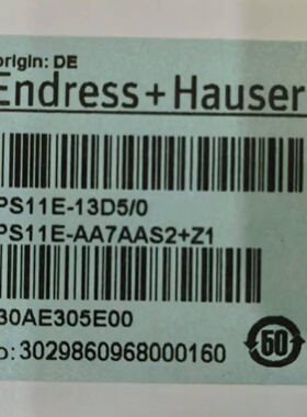 EndressHauser PH电极，【议价】