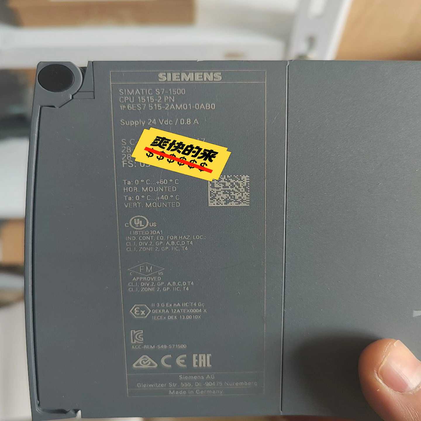 议价6ES7515-2AM01-0AB0功能完好,成色新,程序