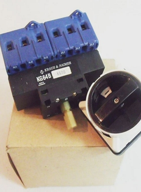 Kraus&NaimerKG64BK600Hauptschalter-unused/OVP-