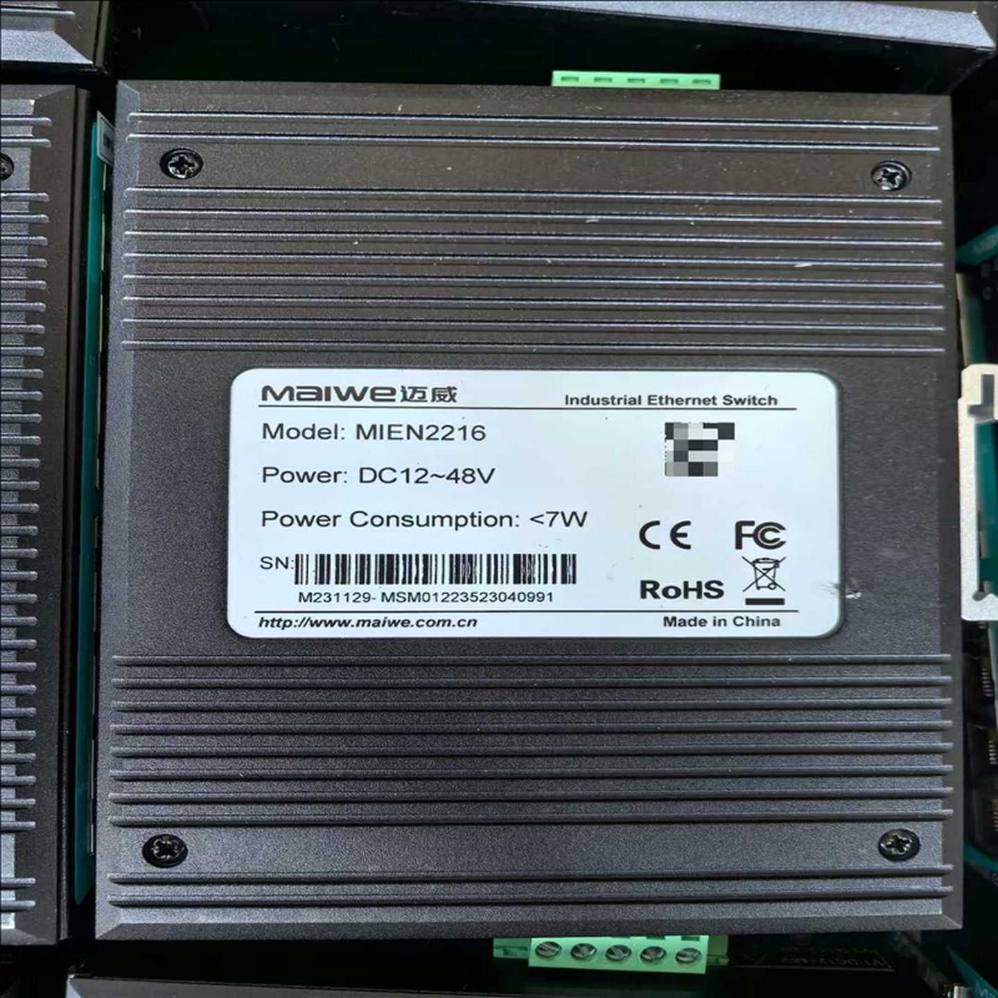 迈威交换机MIEN2216 ，DC12-48V， 工业交换机~议价