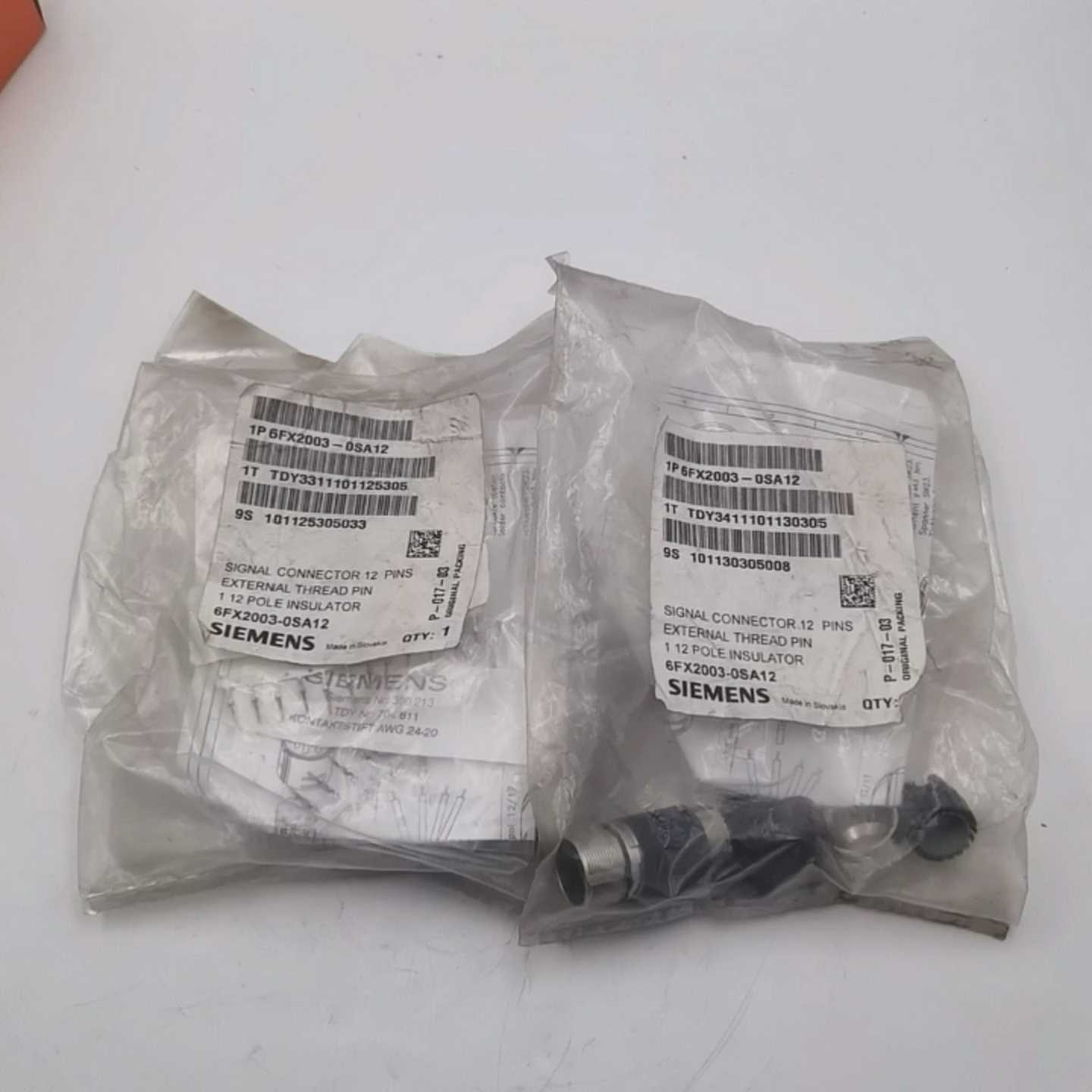 询价西门子SIEMENS信号连接器6FX2003-0SA12，1