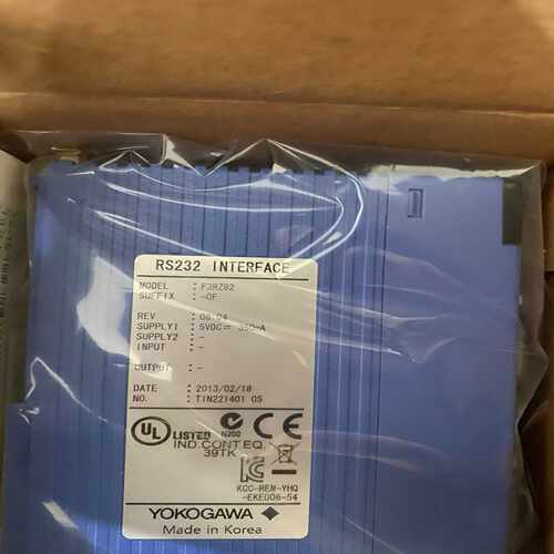 YOKOGAWA横河模块F3RZ82-OF实物图询价