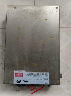 【请询价】明纬开关电源 SE-600-36输入电压100-120VA