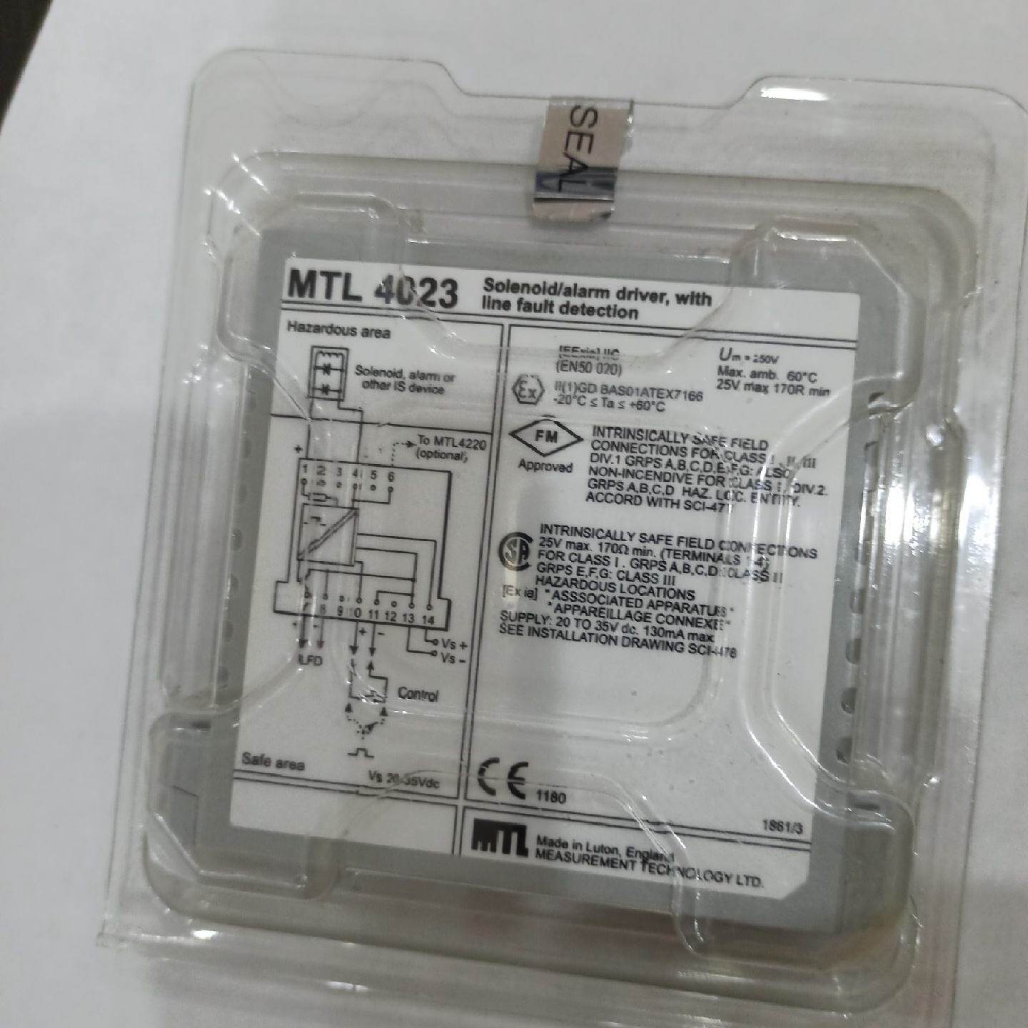 全新原装英国MTL安全栅MTL4023MTL4015全新原
