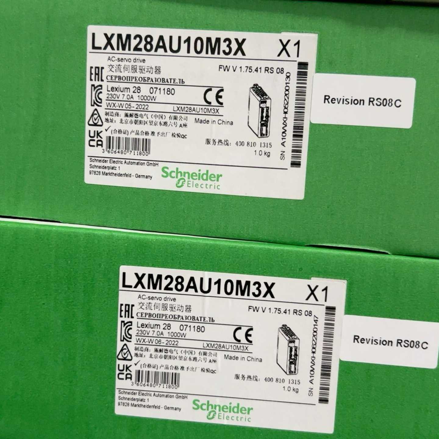 【议价】LXM28AU10M3X伺服驱动器适用