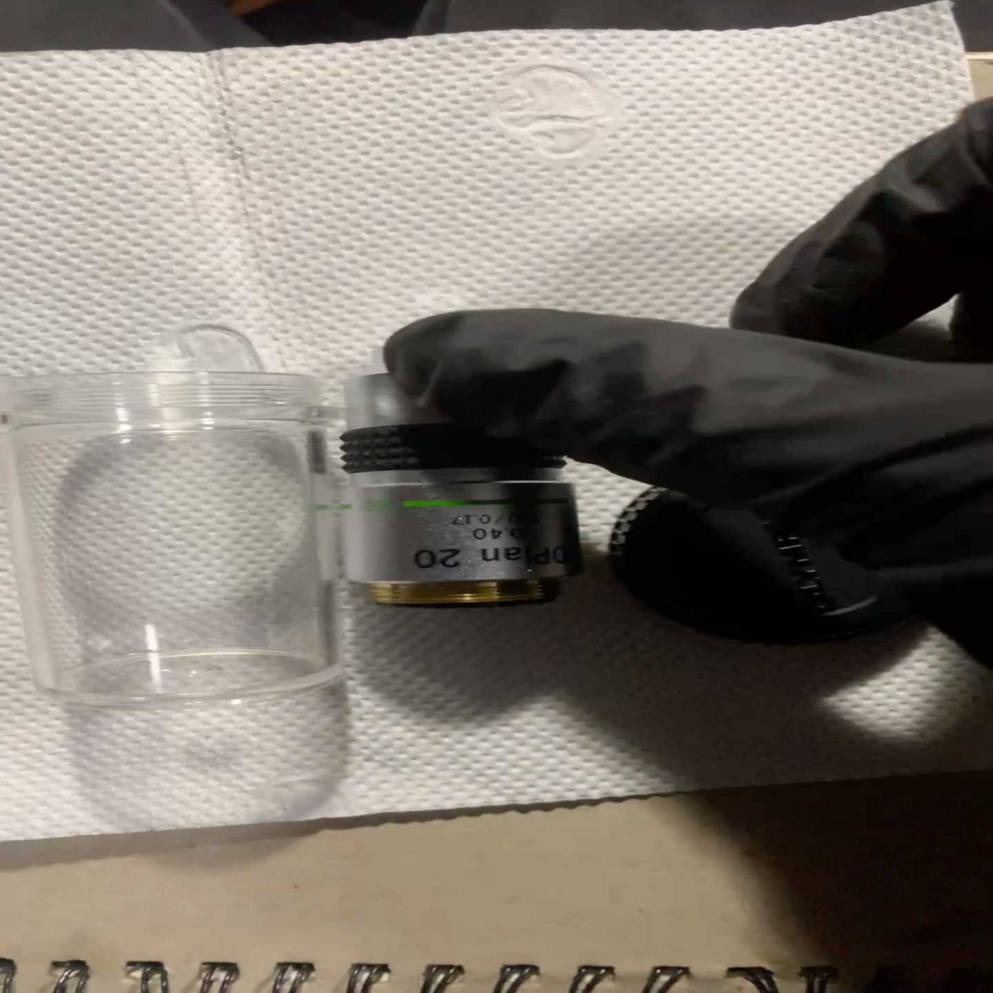 奥林巴斯显微镜物镜DPlan 20物镜。保存很好 实物拍摄。~议价