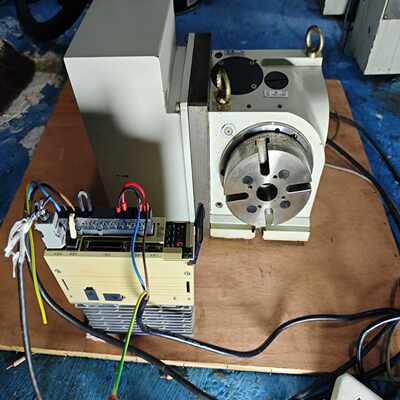 咨询-新拆德川四轴转台型号125P，高精度数控分度台，德川四轴带